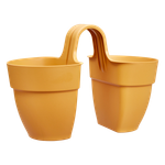 vibia campana flower twin 21cm honig gelb